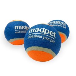 ΜΠΑΛΑΚΙ TENNIS MADPET ΜΠΛΕ/ΠΟΡΤΟΚΑΛΙ 6,5cm (1×24)
